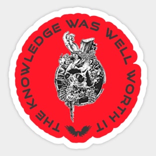 Knowledge - WhiteSkull Sticker